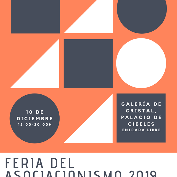 Cartel Feria Asociaciones 2019 Madrid