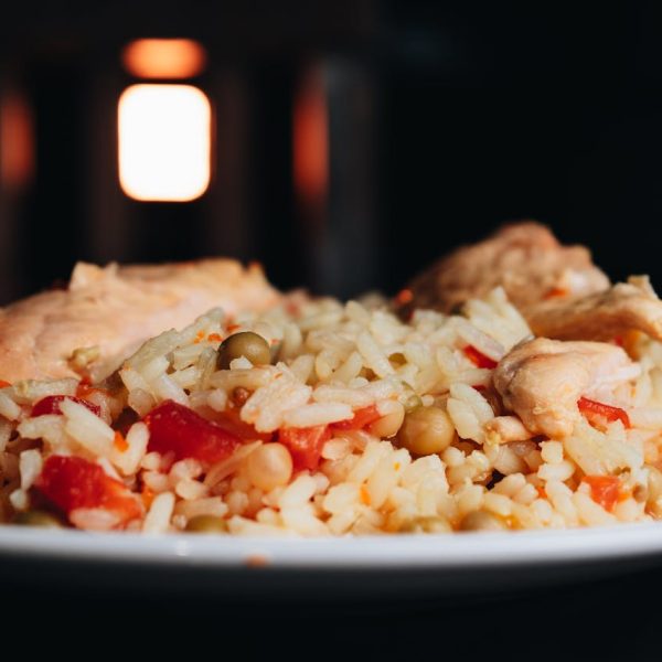 Arroz pollo verduras